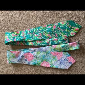 2 Lilly Pulitzer Men’s neck tie